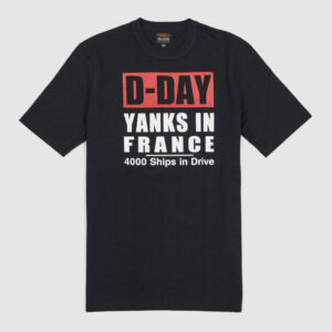 The Real McCoy's D-Day Short Sleeve Crew Neck T-Shirt - black