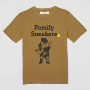Golden Goose Printed Short Sleeve Crew Neck T-Shirt - khaki