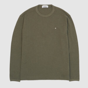 Stone Island Long Sleeve Sweat T-Shirt - olive