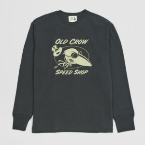 Old Crow Speed Shop by Glad Hand & Co. Long Sleeve T-Shirt - black