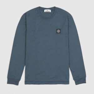 Stone Island Long Sleeve Crew Neck Jersey T-Shirt - white0001