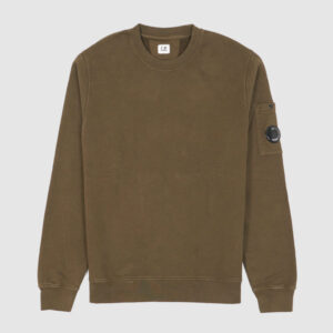 C.P. Company  Brushed Crew Neck Sweater - off white
