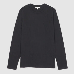 Merz b. Schwanen Basic Long Sleeves Crew Neck T-Shirt - black