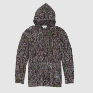 South2 West8 Hunting Cotton Camo Hoodie - gray