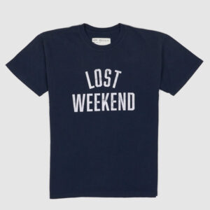ONE OF THESE DAYS Short Sleeve Crew Neck Lost Weekend T-Shirt - navy
