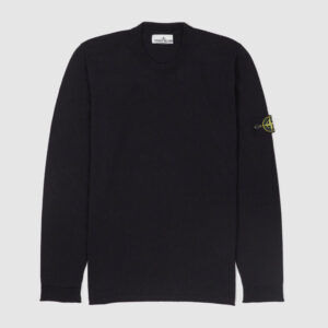 Stone Island Long Sleeve Knitted Pullover - black