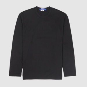 Junya Watanabe Man Basic Crew Neck Long Sleeve T-Shirts - black