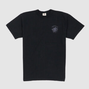 Samurai Jeans Short Sleeve Crew Neck Club Logo Tee T-Shirt - black