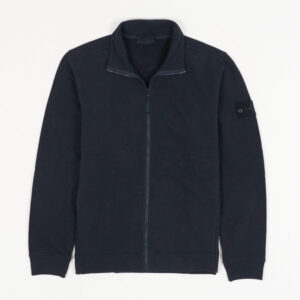 Stone Island Ghost Full Zip Sweatshirt - navy