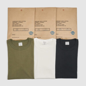 Buzz Rickson's Typ 1 Plain Basic Crew Neck T-Shirt - olive